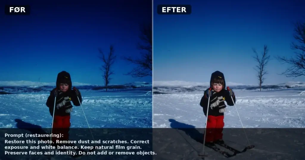 Før og efter promt